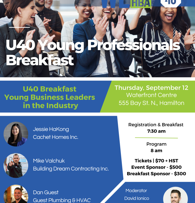 WEHBA U40 Breakfast – Young Leaders in the Industry